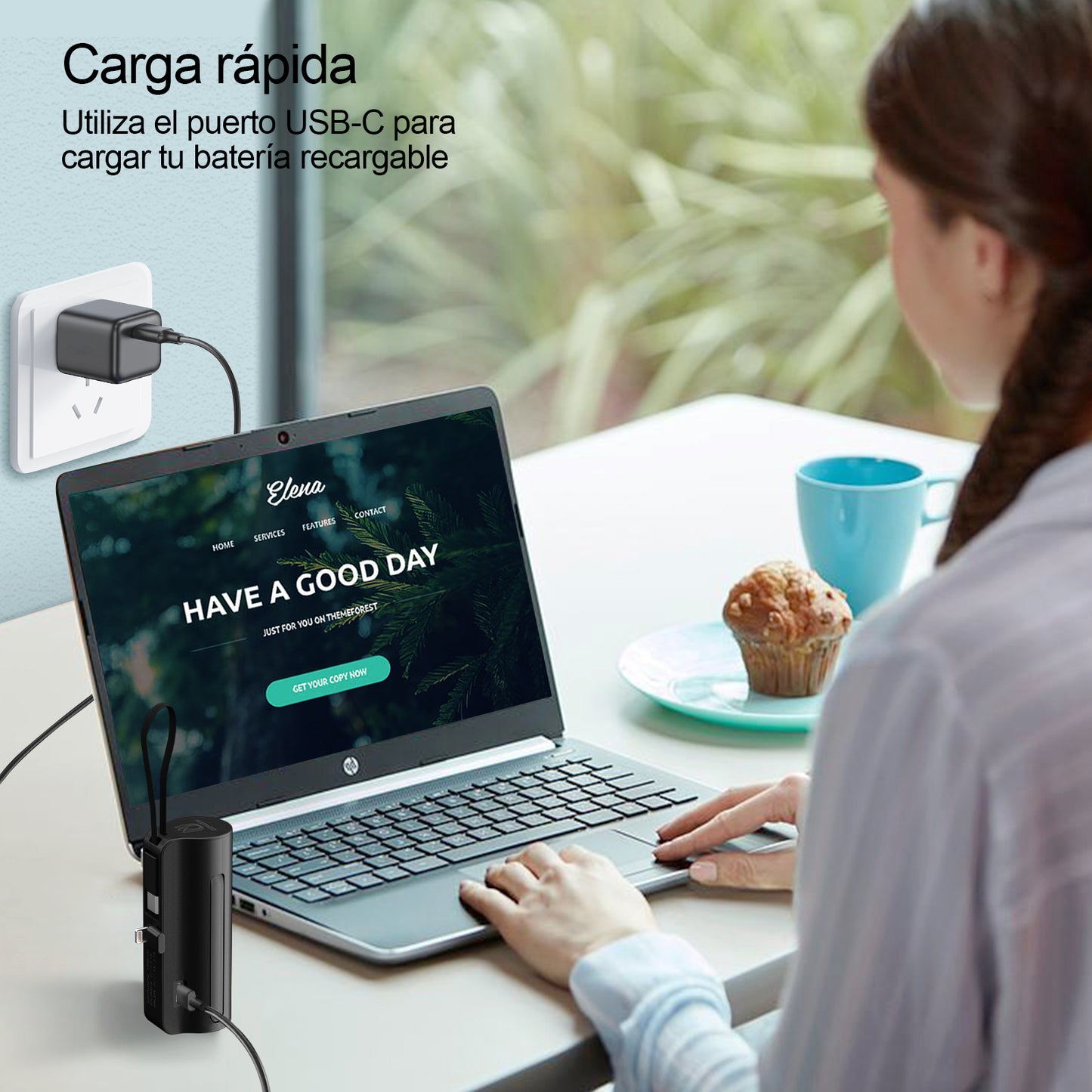 GENGXIN™ PowerBank 4500 mAh Carga Rápida Para iPhone (Sólo para exhibición)