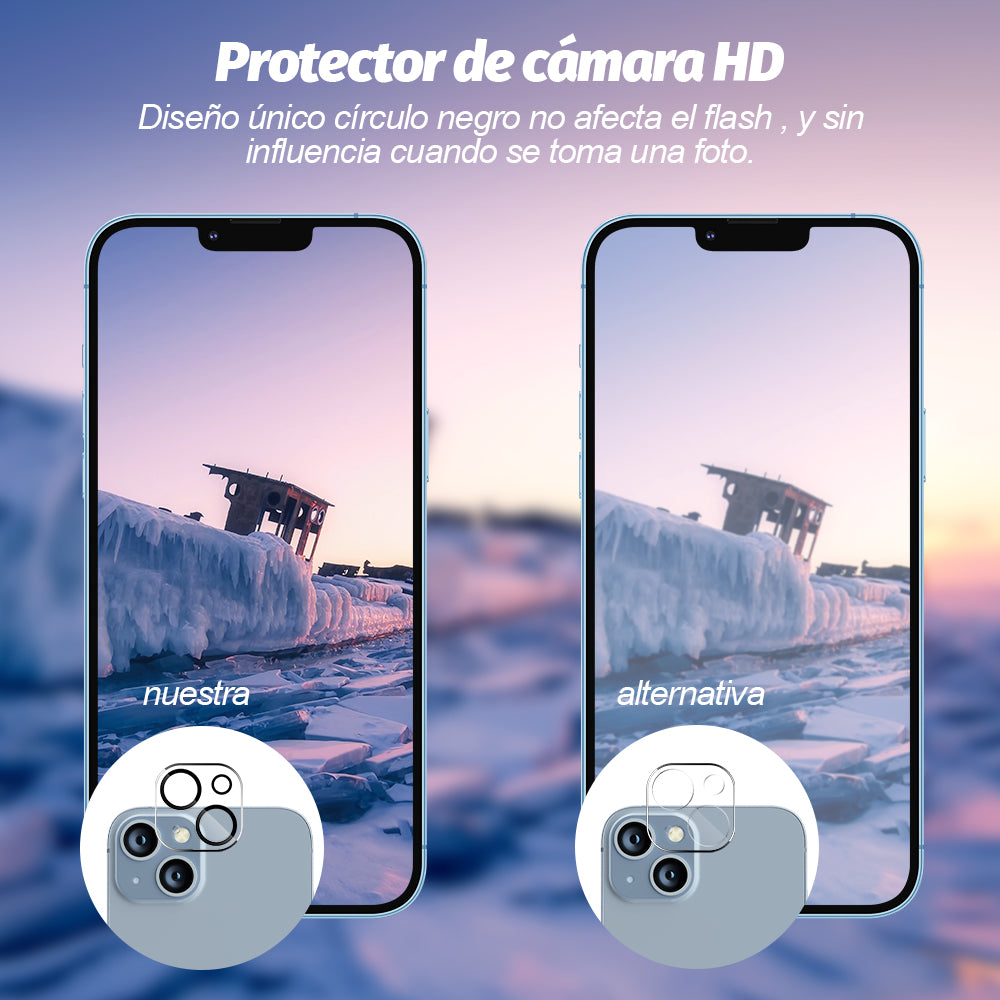 GENGXIN® Mica Para Camara (APPLE) -10 piezas