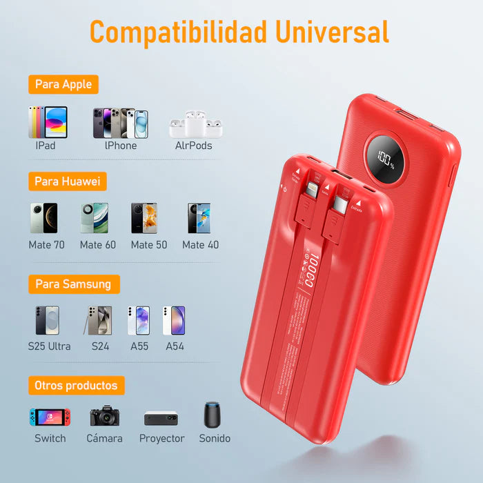 GENGXIN® Powerbank-10000mAh-GX-PD10B (Sólo para exhibición)