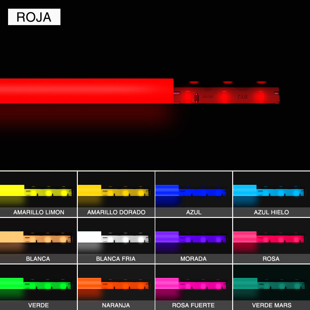 GENGXIN™ Tira de LED Flex 2da Generacion Neón 12V 2835/120P 20M-6MM (Sólo para exhibición)