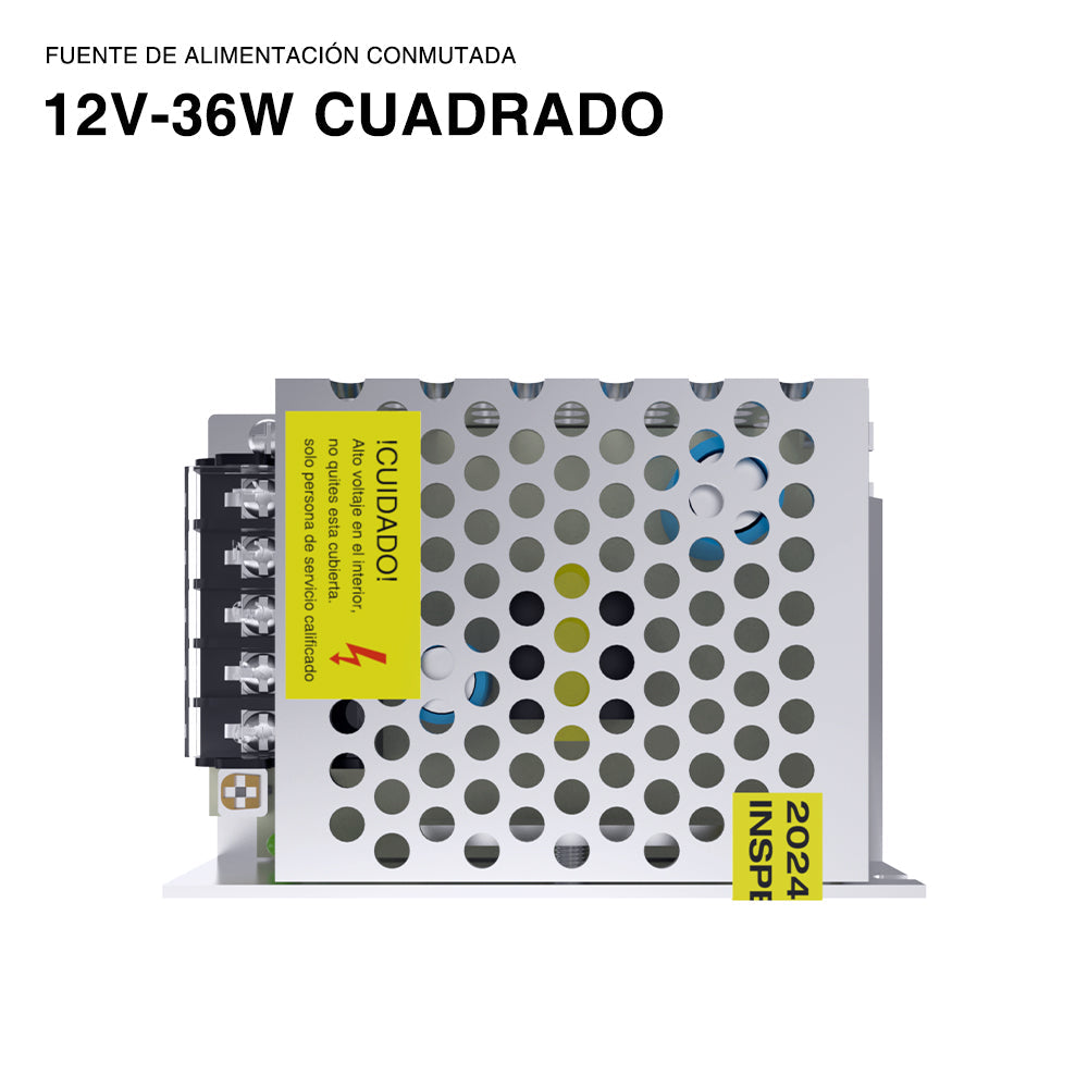 GENGXIN® Fuente de alimentación conmutada--12V 36W CUADRADO (Sólo para exhibición)