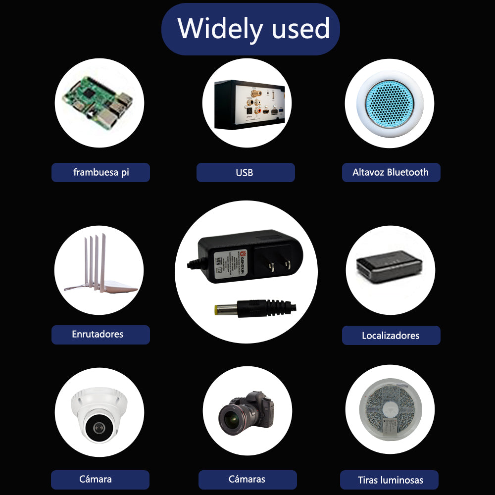 GENGXIN® Adaptador 12V 1A (Sólo para exhibición)