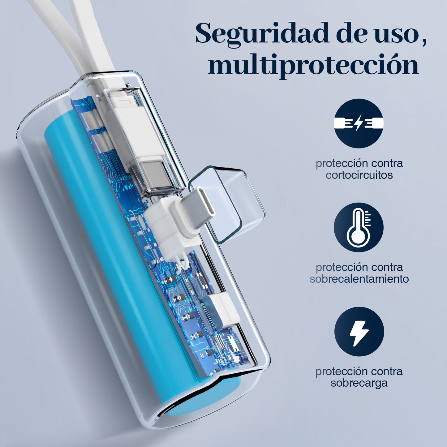GENGXIN™ PowerBank 4500 mAh Carga Rápida Para iPhone (Sólo para exhibición)