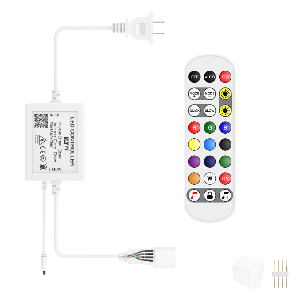 GENGXIN® Controlador APP WiFi Tira de LED Neon RGB 220V