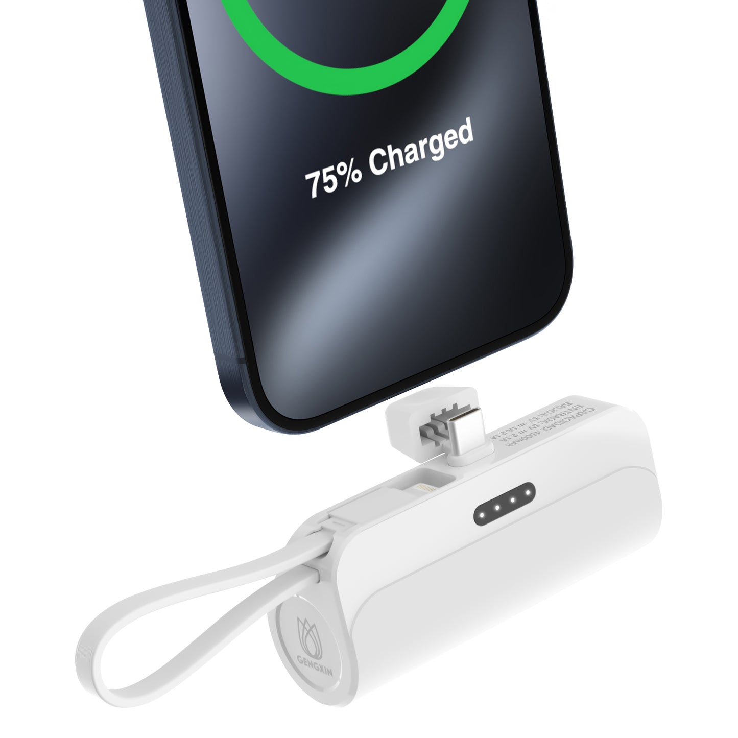 GENGXIN® PowerBank Capsula 4500 mAh-Blanco (Sólo para exhibición)