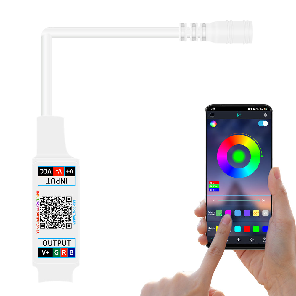GENGXIN® Controlador APP Tira De Led RGB (Sólo para exhibición)