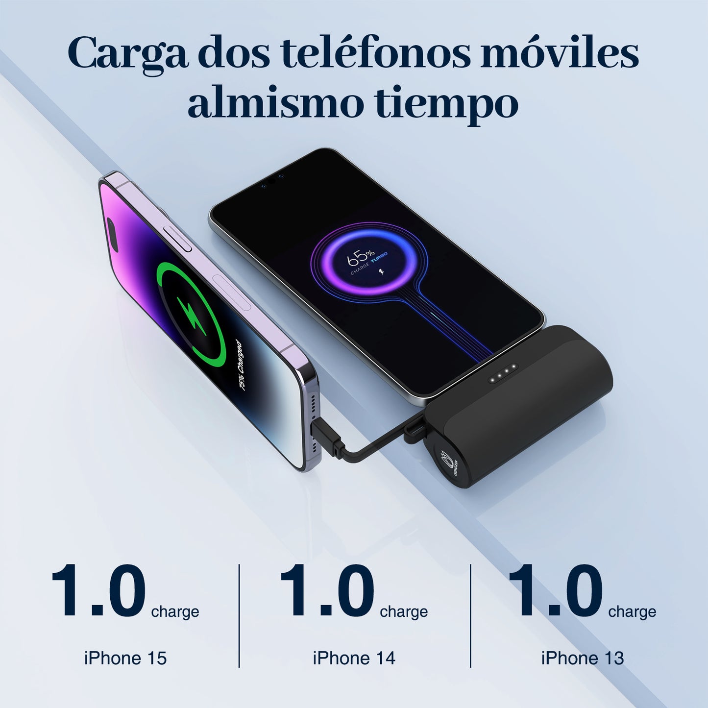 GENGXIN® PowerBank Capsula 4500 mAh-Negro (Sólo para exhibición)