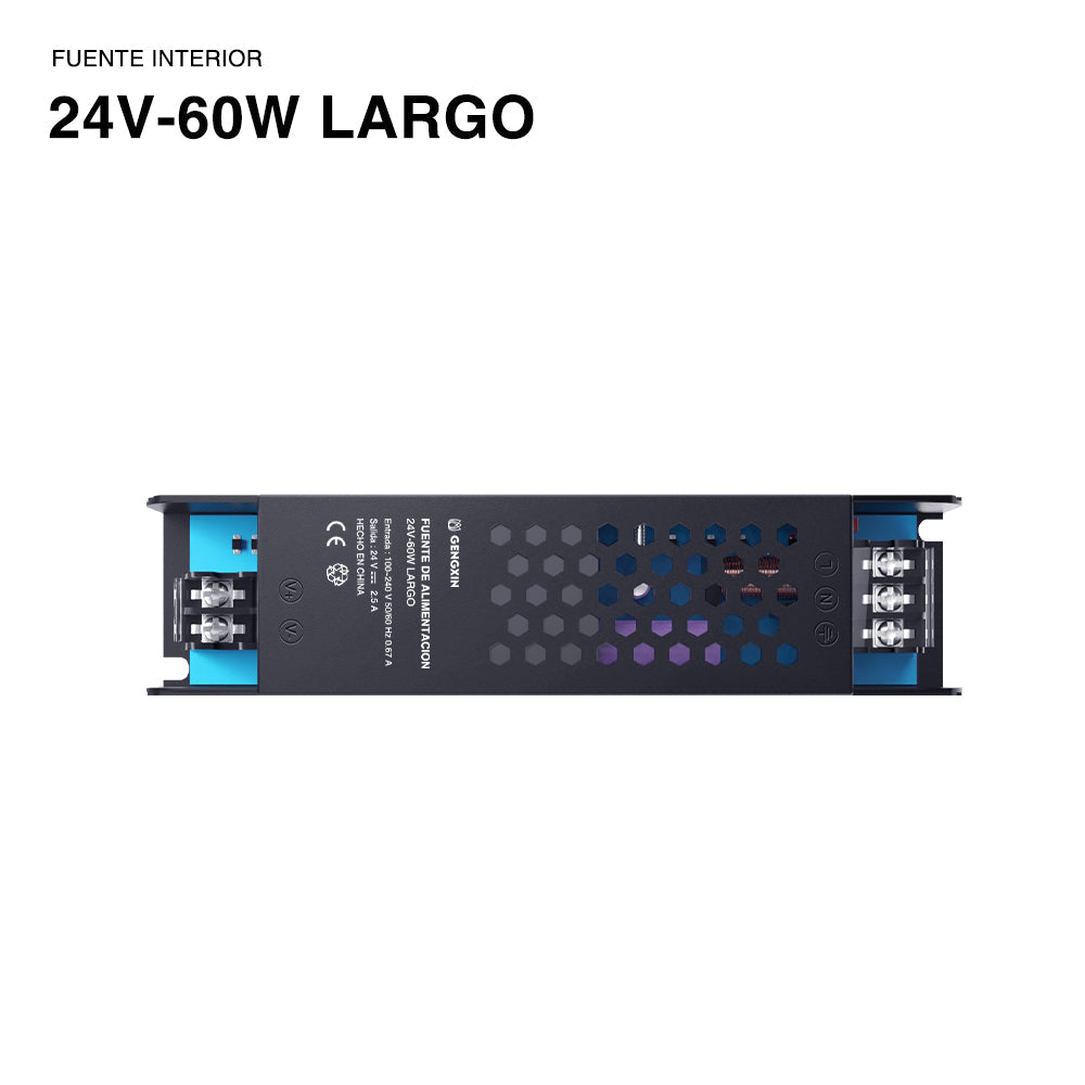 GENGXIN® Fuente De Alimentación Conmutada --24V 60W Largo (Sólo para exhibición)