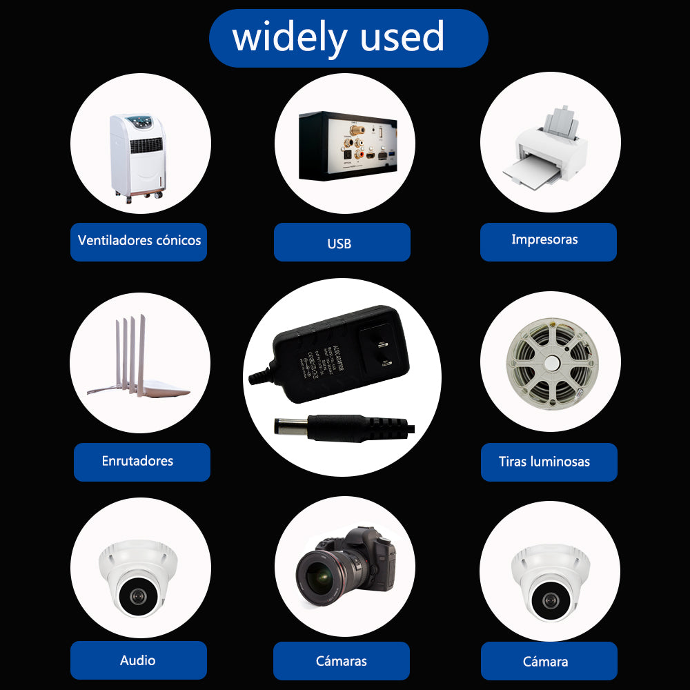 GENGXIN® Adaptador 12V 2A (Sólo para exhibición)