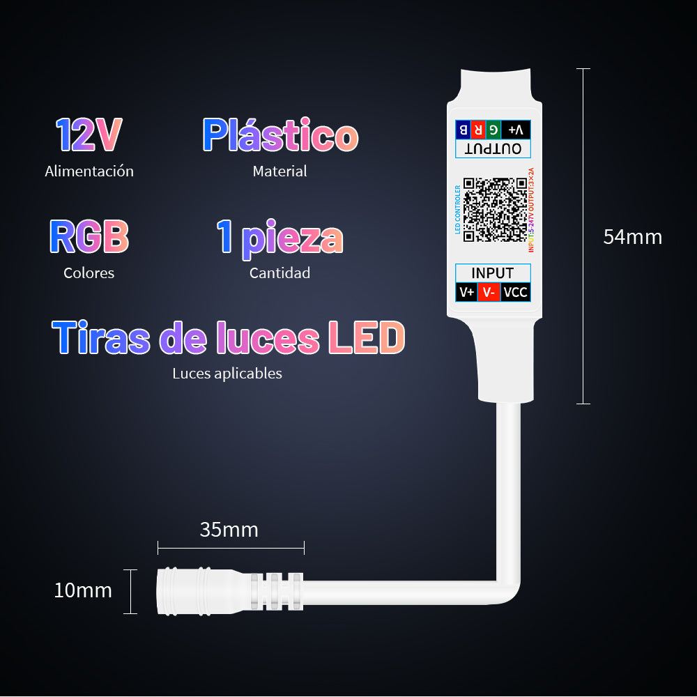 GENGXIN® Controlador APP Tira De Led RGB (Sólo para exhibición)