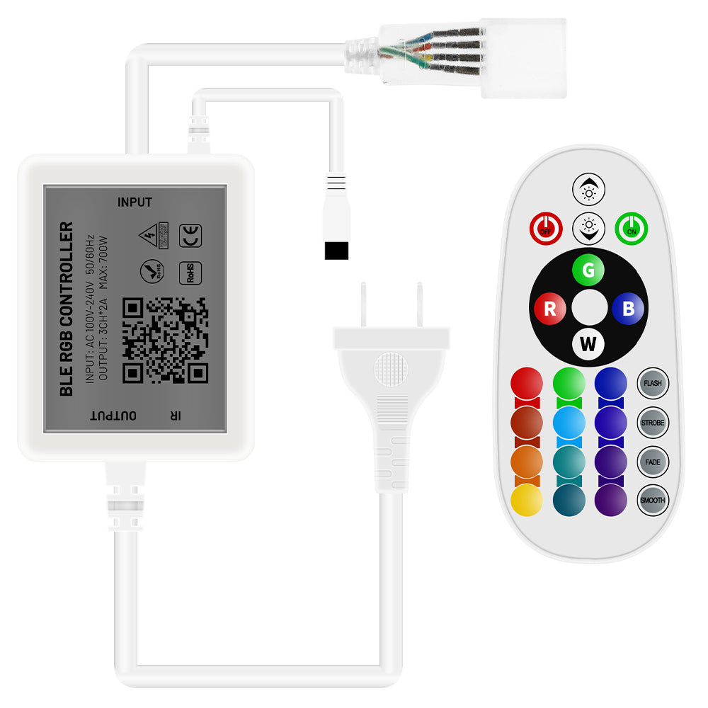 GENGXIN® Controlador APP Bluetooth Tira de LED Neon RGB 220V