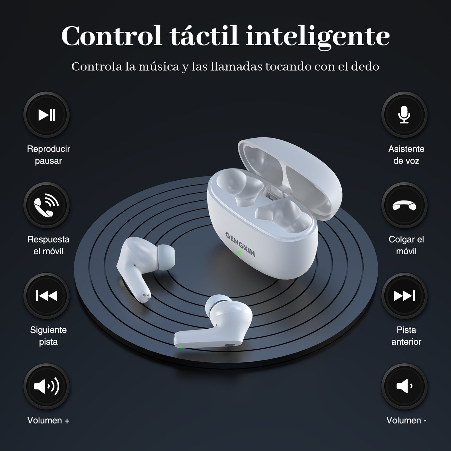 GENGXIN™ Audifonos Inalambricos GX-T05 (Sólo para exhibición)