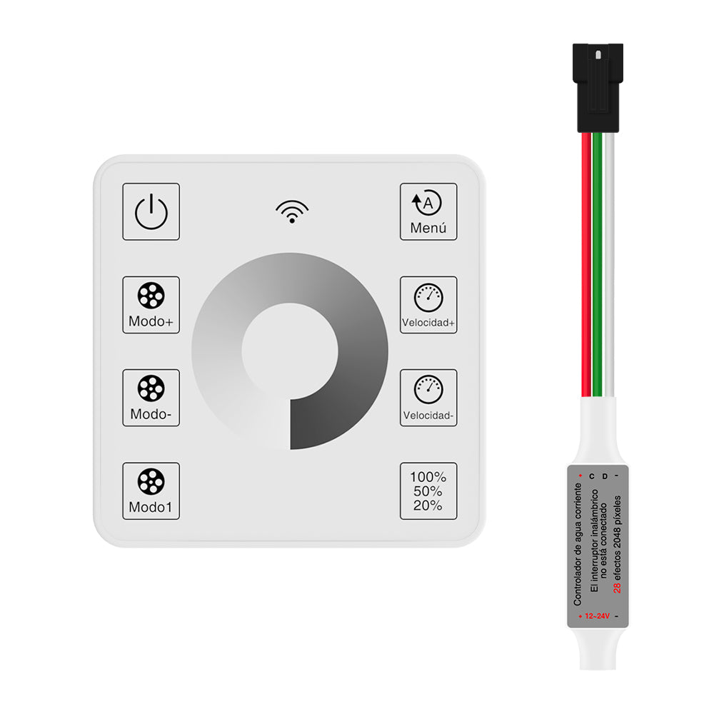 GENGXIN™ Controlador de Luz De Flujode Agua (Sólo para exhibición)