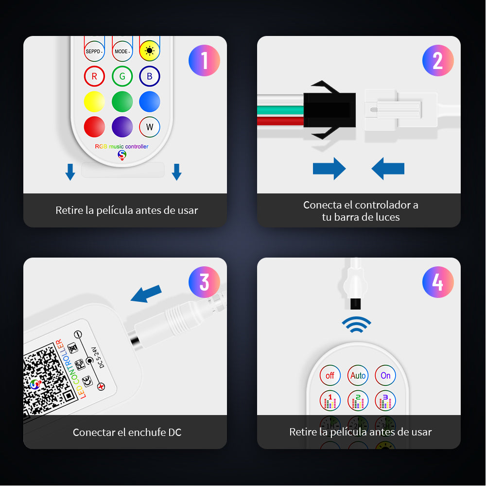 GENGXIN™ Controlador APP Bluetooth Tira de LED Rayo (Sólo para exhibición)