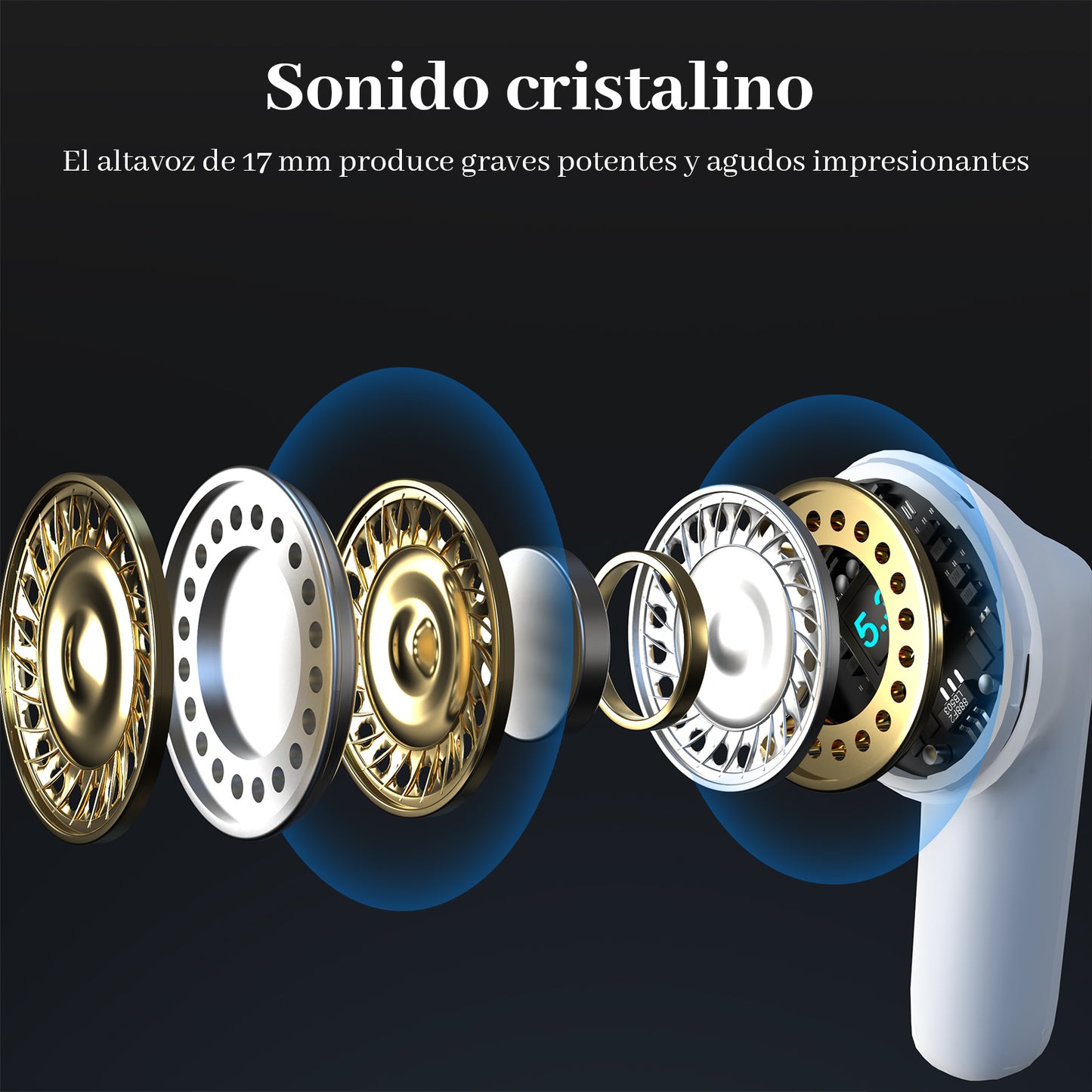 GENGXIN™ Audifonos Inalambricos GX-T05 (Sólo para exhibición)