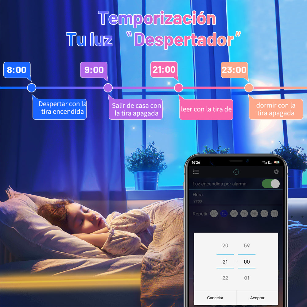 GENGXIN™ Controlador APP Bluetooth Tira de LED Rayo (Sólo para exhibición)