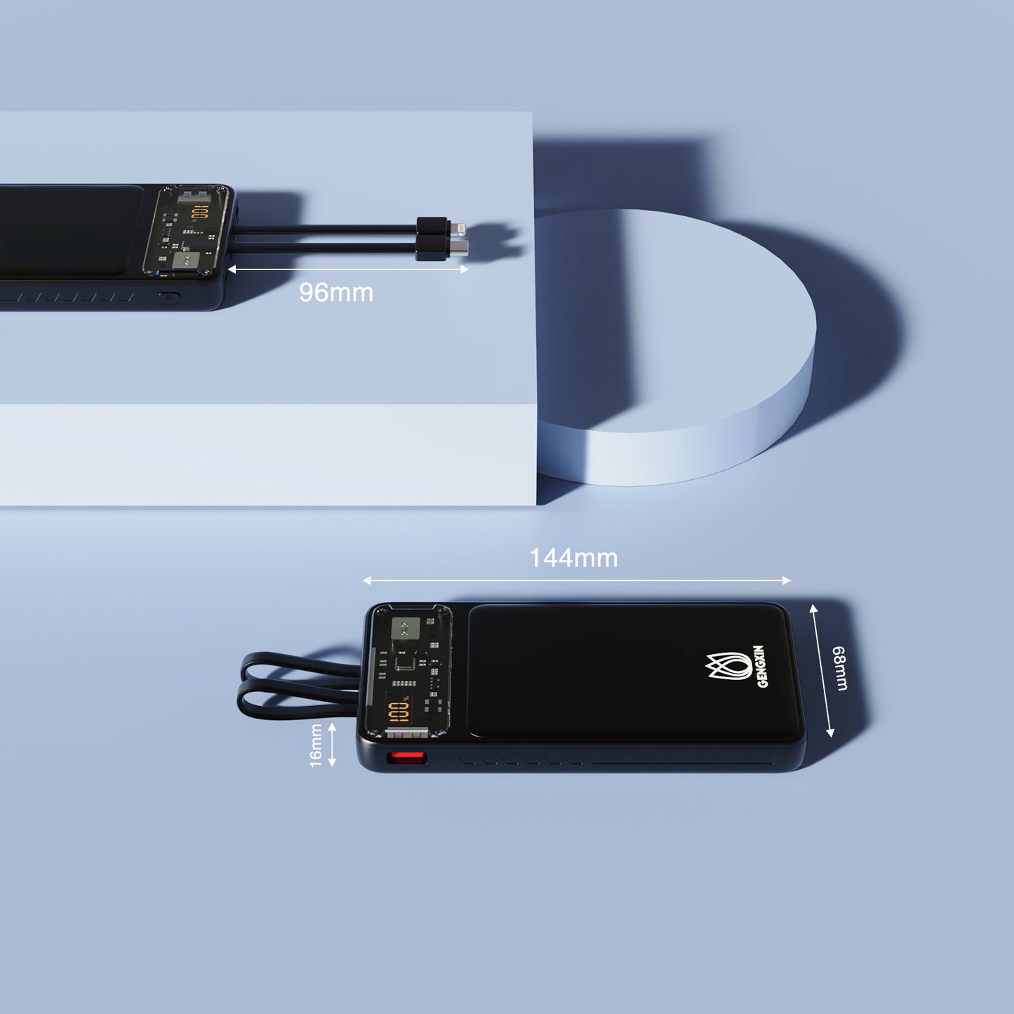 GENGXIN® PowerBank Carga Rápida PD.3.0 (Sólo para exhibición)