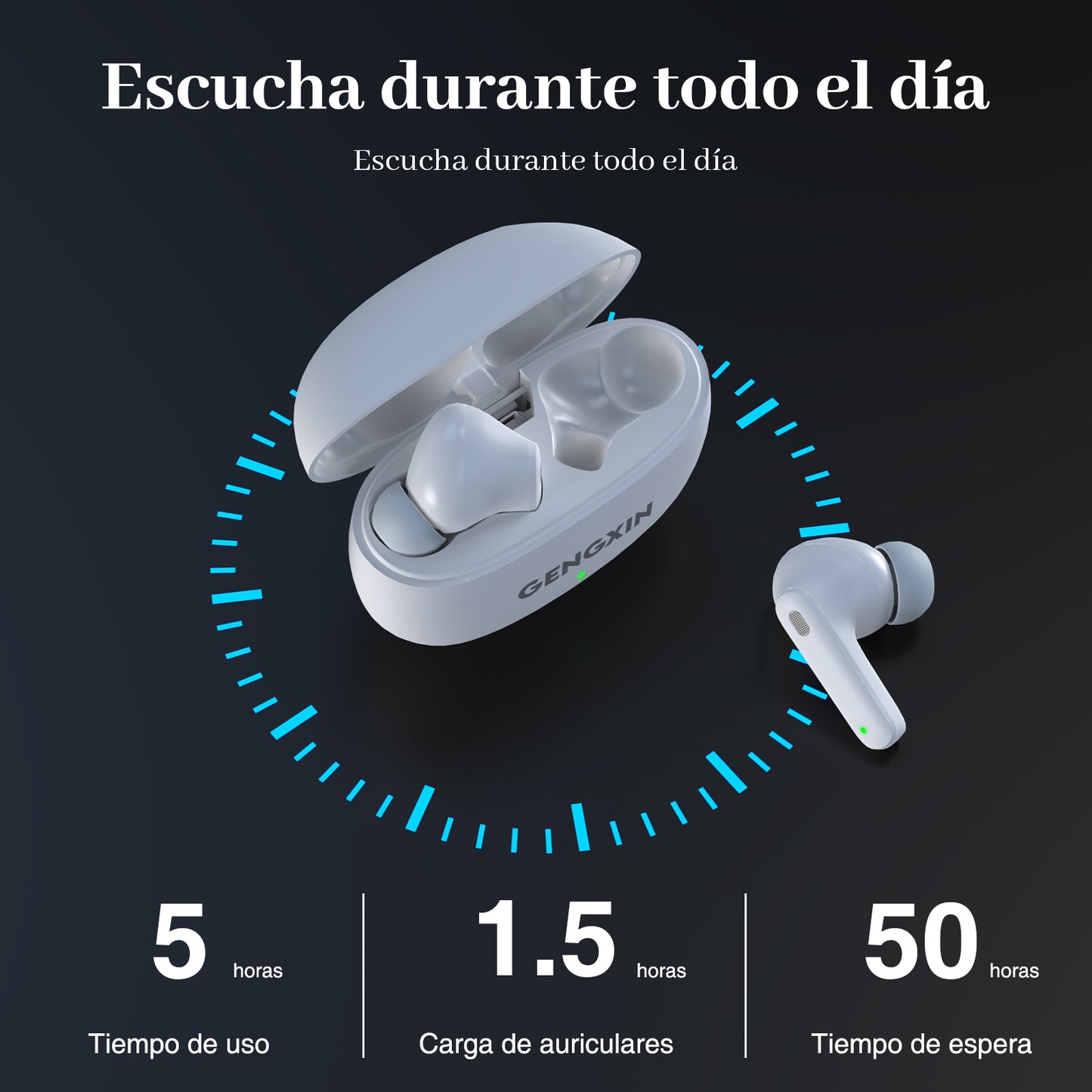 GENGXIN™ Audifonos Inalambricos GX-T05 (Sólo para exhibición)