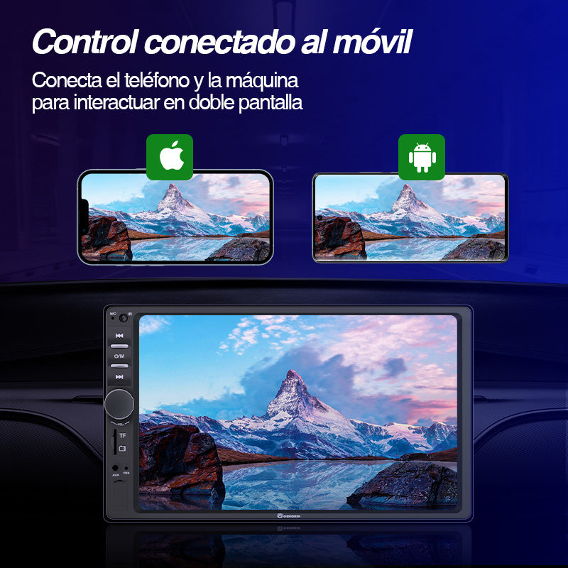 GENGXIN® Estéreo de coche con pantalla táctil dual MP5 (Sólo para exhibición)