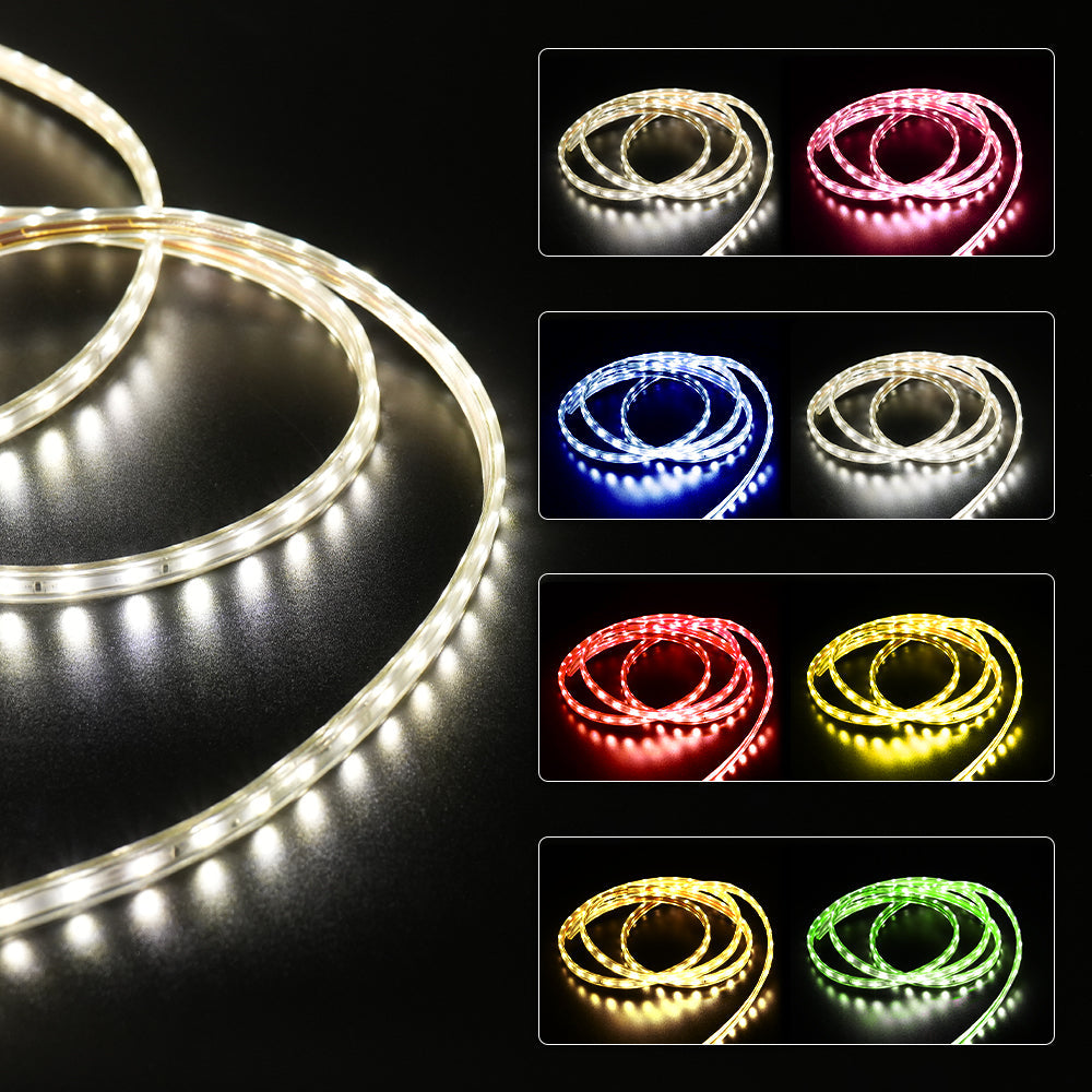 GENGXIN® Tira De Led Flex Manguera 220V 2835/60p - 25M