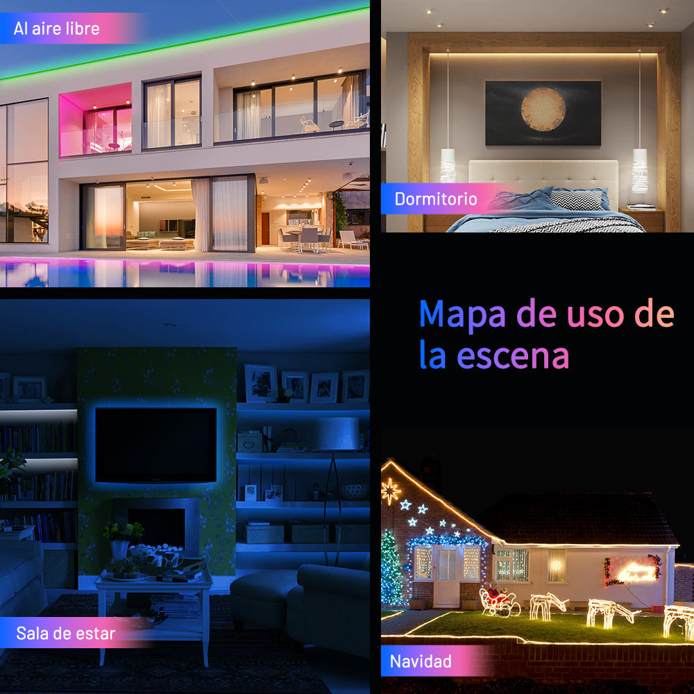 GENGXIN® Tira de LED Flex Neon 220V 2835/120P 25Mts (Sólo para exhibición)