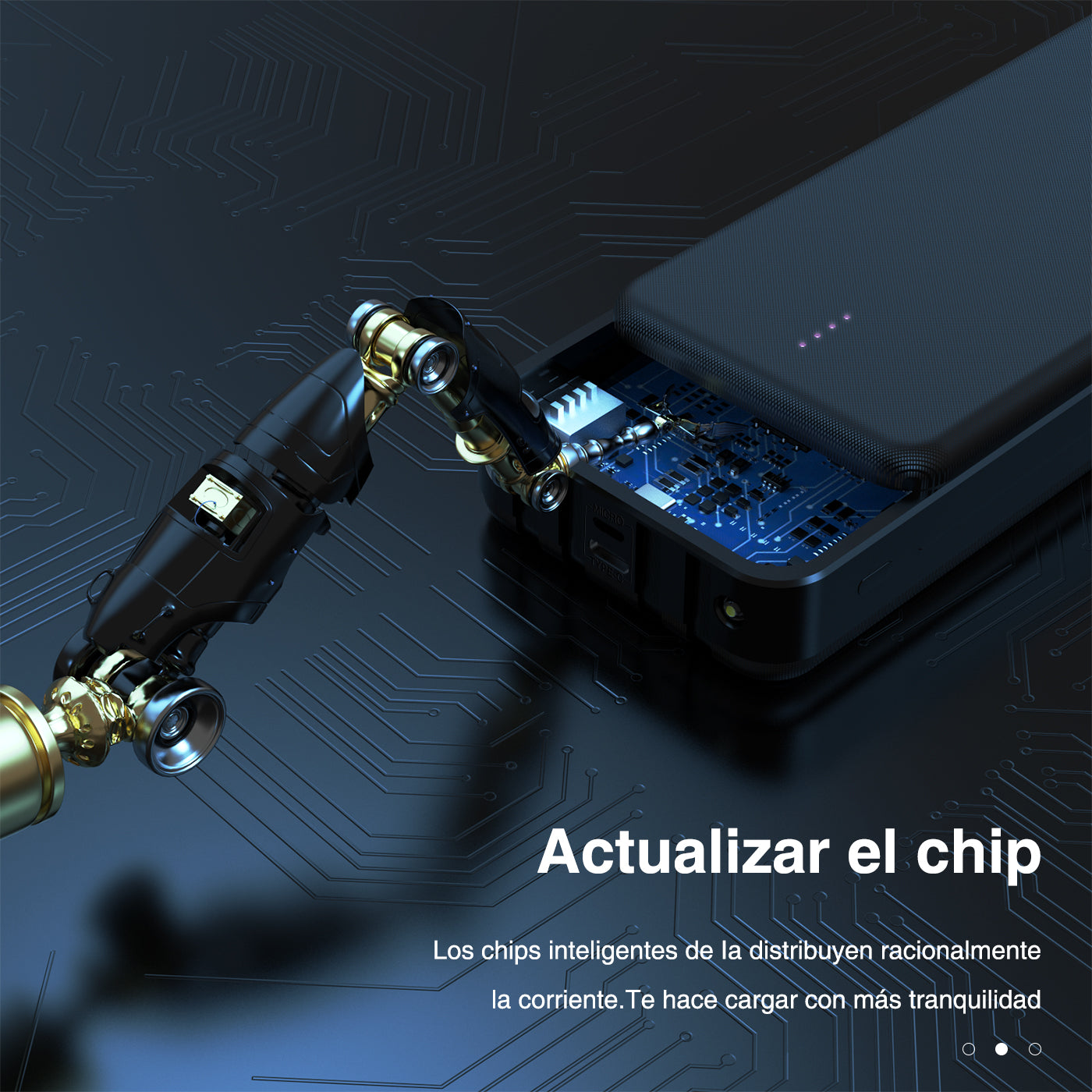GENGXIN® Powerbank 20000mah Entrada Tipo C & V8 & Iphone & USB A
