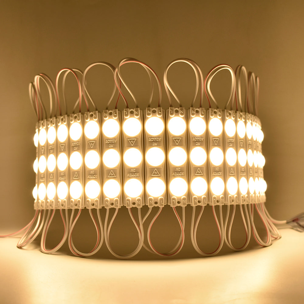 GENGXIN® Módulo LED 220V 2 de 20 pzas, varios colores