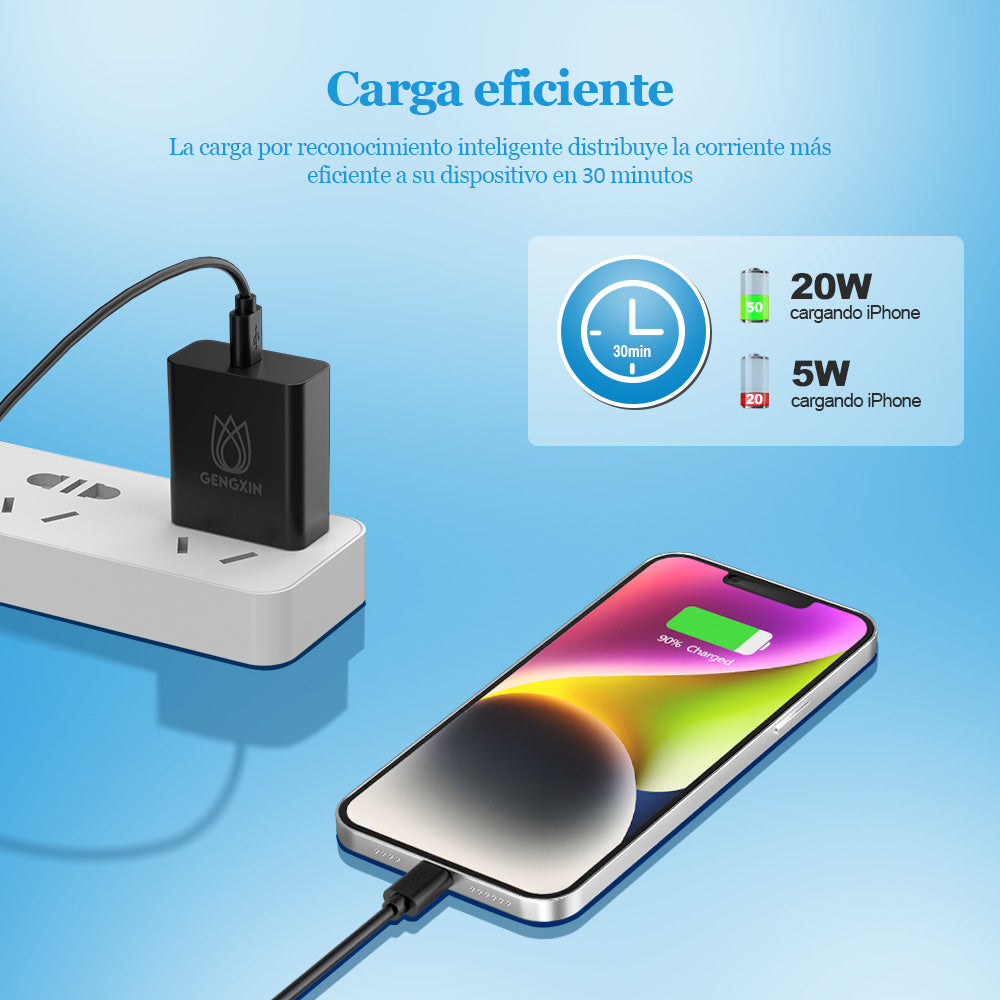 GENGXIN®  Cargador de carga rápida de 20W-Tipo C-PD3.0 (Sólo para exhibición)