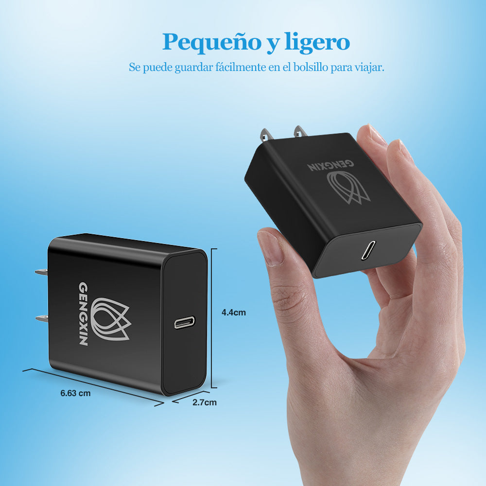 GENGXIN®  Cargador de carga rápida de 20W-Tipo C-PD3.0 (Sólo para exhibición)