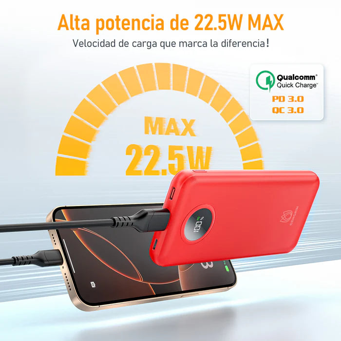 GENGXIN® Powerbank-10000mAh-GX-PD10B (Sólo para exhibición)