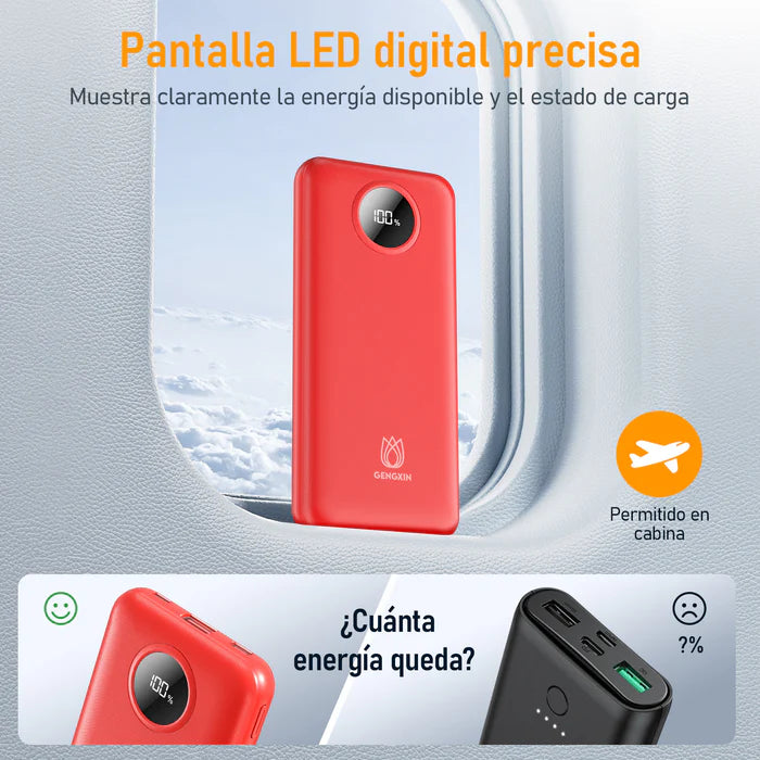 GENGXIN® Powerbank-10000mAh-GX-PD10B (Sólo para exhibición)