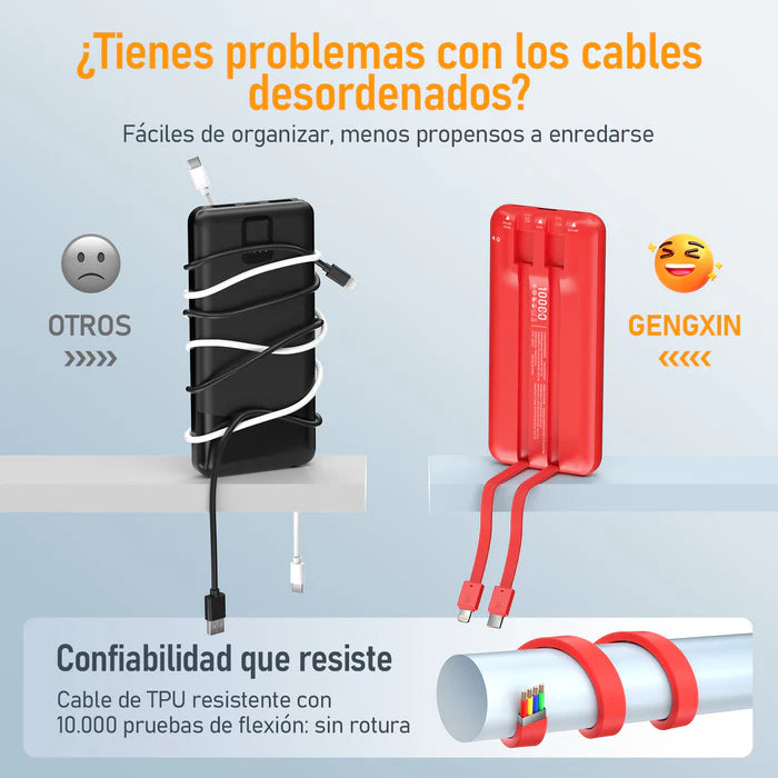 GENGXIN® Powerbank-10000mAh-GX-PD10B (Sólo para exhibición)