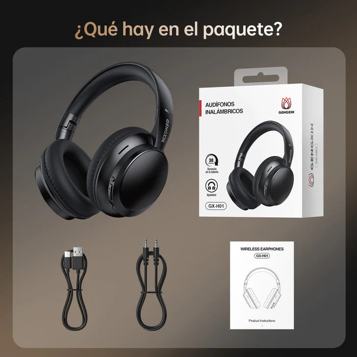 GENGXIN™ Audifonos Inalambricos  GX-H01 (Sólo para exhibición)