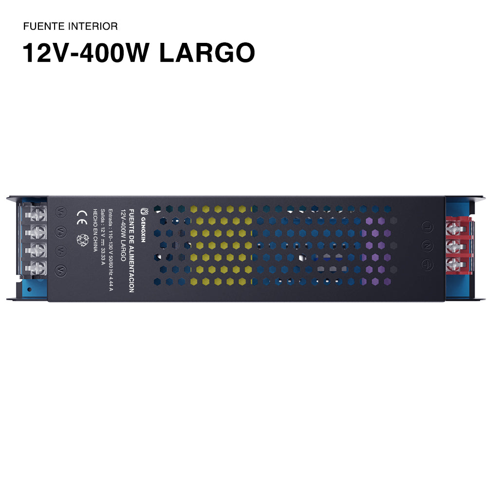 Gengxin™ Fuente De Alimentación Conmutada --12V 400W Largo (Sólo para exhibición)