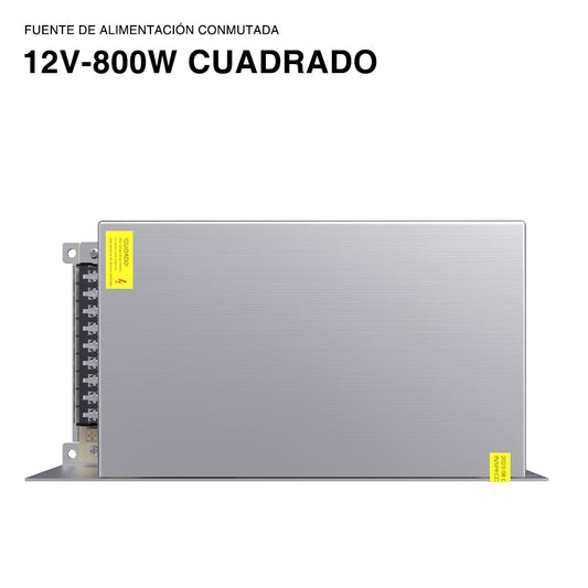 GENGXIN™ Fuente de alimentación conmutada--12V 800W CUADRADO (Sólo para exhibición)