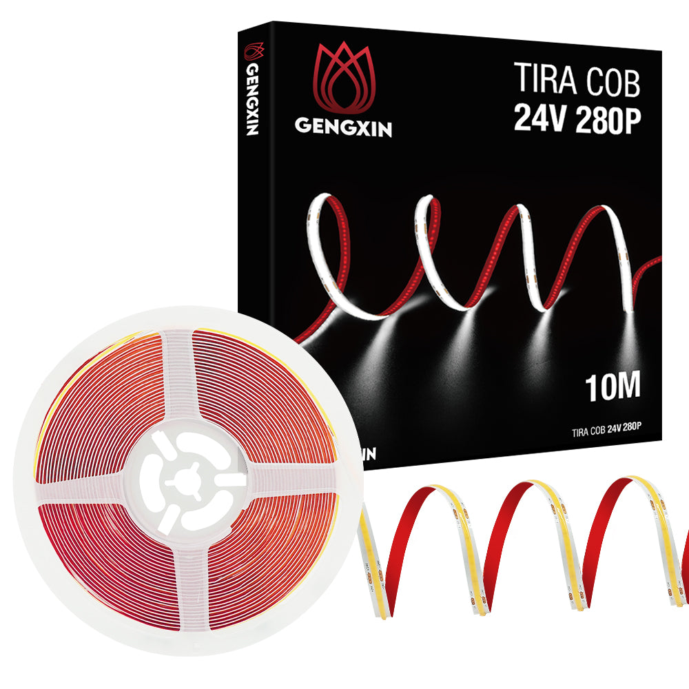 GENGXIN™ Tira de LED Flex 24V COB/280P - 10mts (Sólo para exhibición)