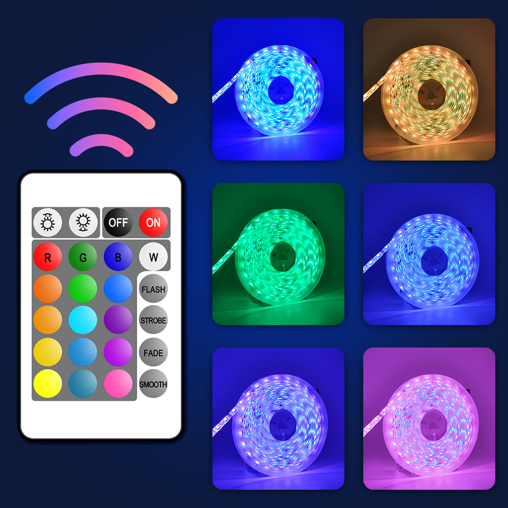 GENGXIN® Tira de LED Flex RGB 12V 505 60P 5Mts (Sólo para exhibición)