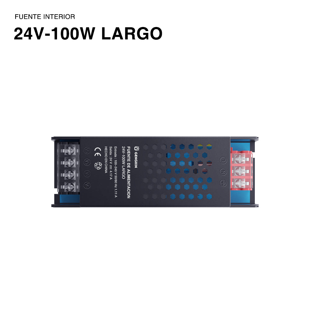 Gengxin® Fuente De Alimentación Conmutada --24V 100W Largo (Sólo para exhibición)