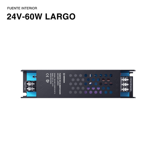 GENGXIN® Fuente De Alimentación Conmutada --24V 60W Largo (Sólo para exhibición)