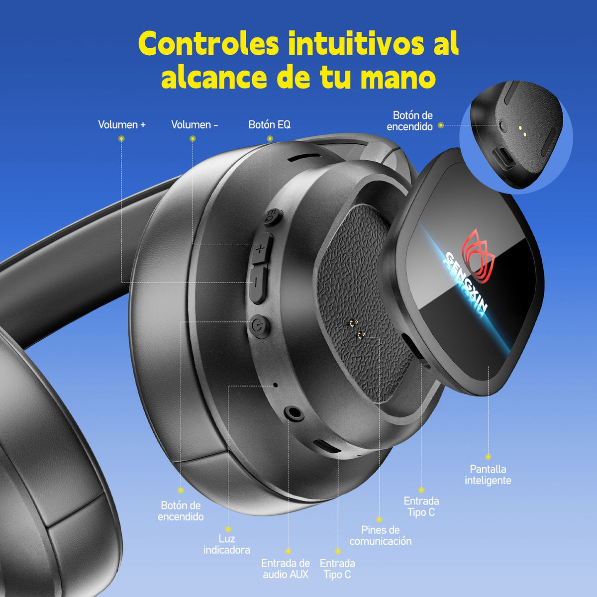 GENGXIN® Audifonos Inalambricos  GX-H04