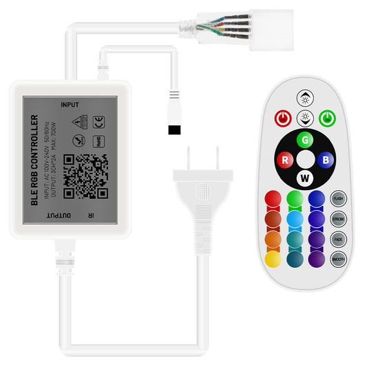 GENGXIN® Controlador APP Bluetooth Tira de LED Neon RGB 220V (Sólo para exhibición)