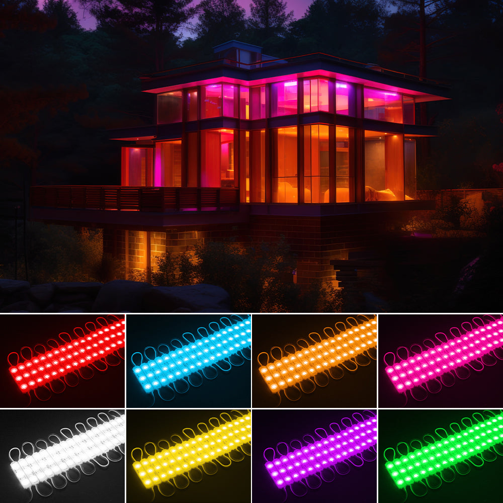 GENGXIN® Módulo LED 12 de 20 pzas, RGB con 7 Colores (Sólo para exhibición)