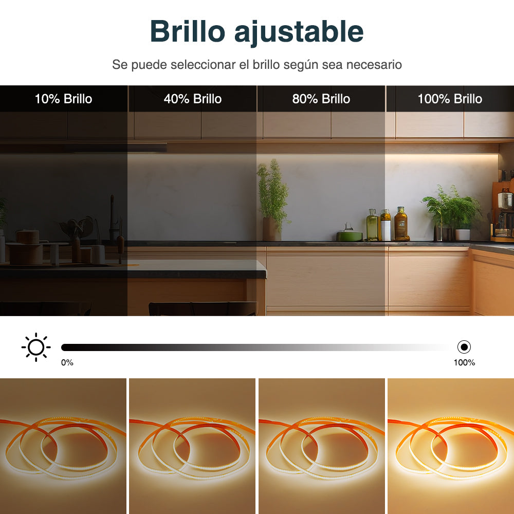 GENGXIN™ Tira de LED Flex 24V COB/280P - 10mts (Sólo para exhibición)