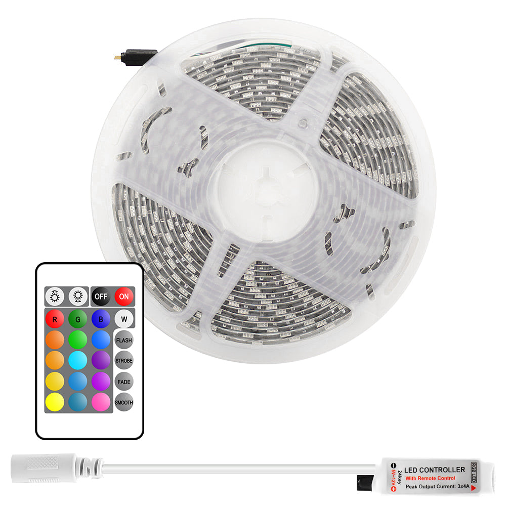GENGXIN® Tira de LED Flex RGB 12V 505 60P 5Mts (Sólo para exhibición)
