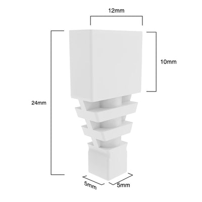 GENGXIN® Tapa Para Tira 6MM*12MM-10 piezas