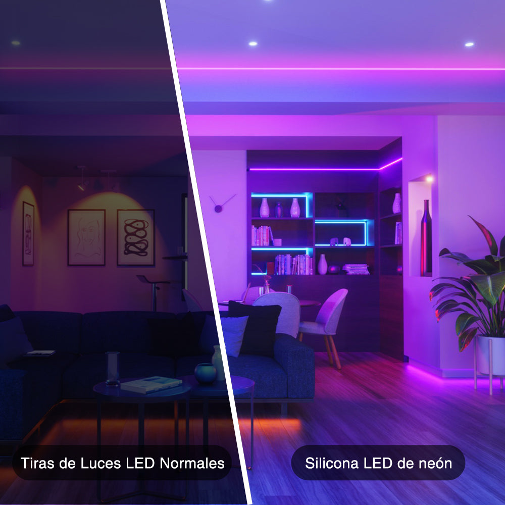 GENGXIN™ Tira de LED Flex Neon Bilateral 24V 2835/120P 10 mts (Sólo para exhibición)