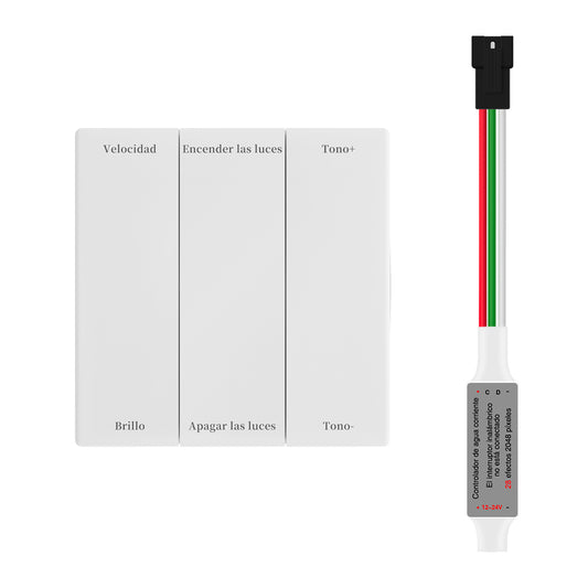 GENGXIN™ Controlador de  Luz De Flujode Agua (Sólo para exhibición)