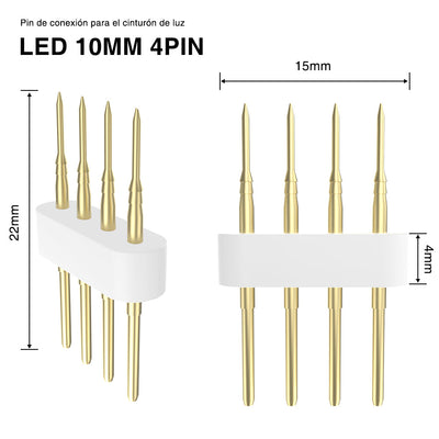 GENGXIN® Conector de tira de Neon 220V -10piezas