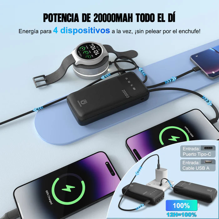 GENGXIN® Powerbank-20000mAh-GX-PB20B (Sólo para exhibición)