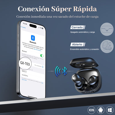 GENGXIN® Audifonos Inalambricos  GX-T03
